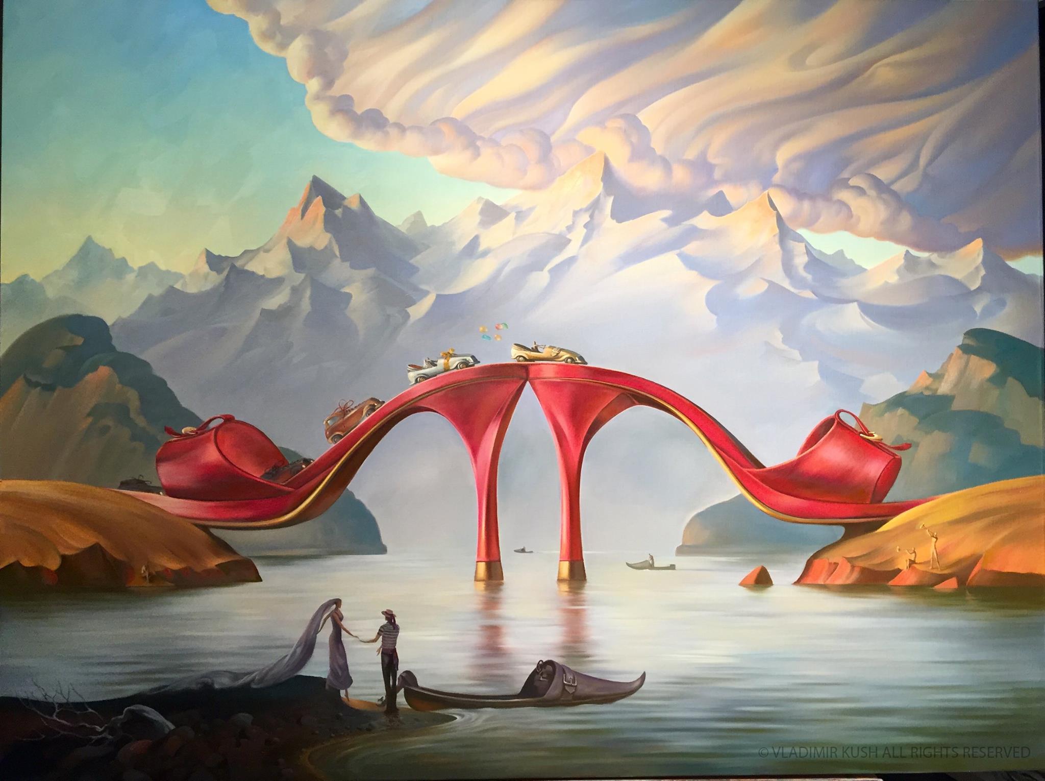 Vladimir Kush, 1965, Flamenco Dancer, Tutt'Art@